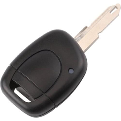 Jingyuqin 2 pieces/lot New 1 Button Uncut Blade Keyless Entry Remote Key Case Shell Fob for Renault Twingo Clio Kangoo Master