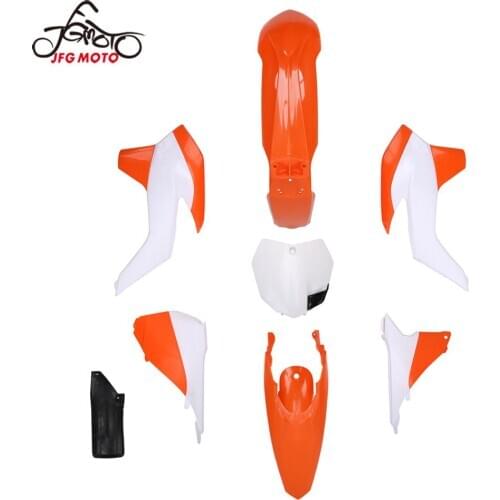 Motorcycle Plastic Kit Fairing Fenders Number Plate Shrouds Side Panels For KTM SX XC XCW SXF XCF XCW XCFW 125 150 200 250 350