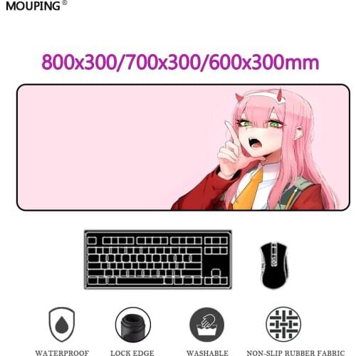 Anime Mouse Pad 02 Pc Gamer Girl Keyboard Desk Mat Pink Mousepad Desk Pad Kawaii Accessories Computer Table Carpets DropShipping