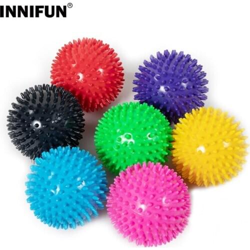 Thorn Massage Ball Fascia Muscle Relaxation Massager Health Care Yoga Ball Body Plantar Hedgehog Foot Health Care Massage Tool
