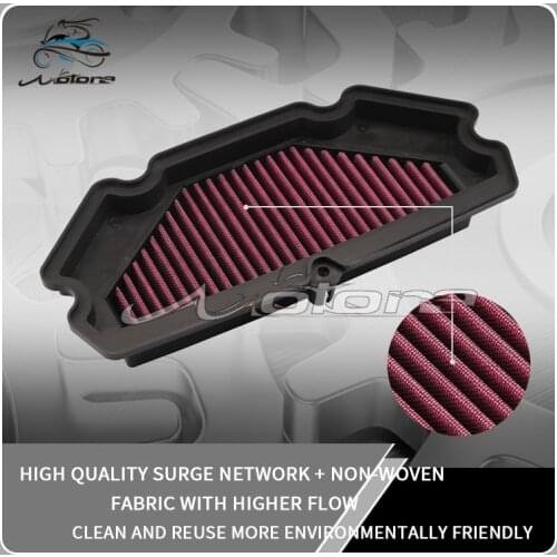 Washable Intake Air Filter Clear cleaner Reuseful Element For KAWASAKI Ninja 650 ER-6N ER-6F ER 6N/6F ER6N ER6F 2012 - 2016 2013