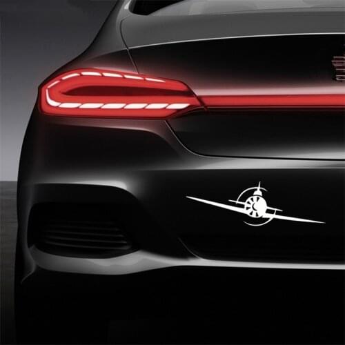 Three Ratels TZ-411 5.07*16cm 1-5 pieces fighter USSR airplane fighter intercepter car stickers auto car sticker laptop