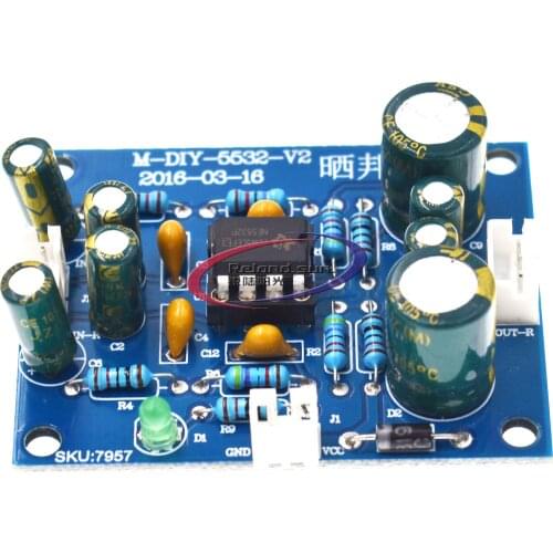 NE5532 OP-AMP HIFI Signal Bluetooth Amplifer Preamplifier Board In Stock