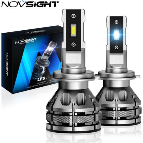 NOVSIGHT H11 Led 80W 15000LM H4 H7 H1 H3 H13 9003 9005 9006 9007 9012 Decoder Mini Size Car Headlight Bulbs 6500K Auto Led Bulb