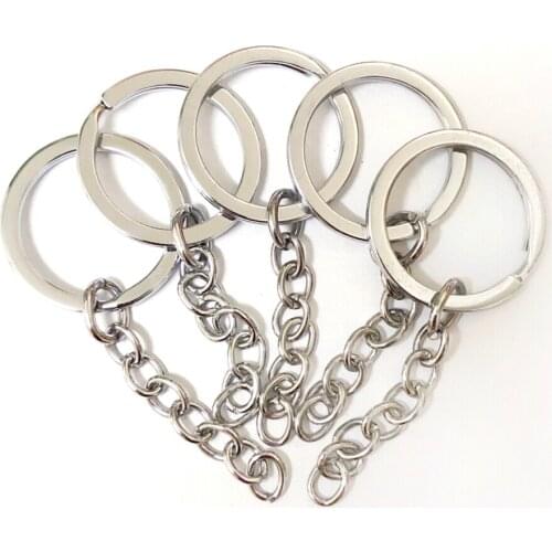 Wholesale DIY key Rings Split Key Chain Keychain Metal 5pcs 10pcs
