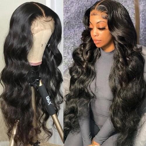 Body Wave Lace Front Wig 30 Inch Lace Front Human Hair Wigs for Women Pre Plucked With Baby Hair Brazilian 13x4 Lace Frontal Wig