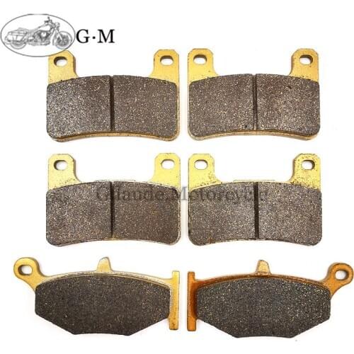 Motorcycle Front / Rear Brake Pads sets For Suzuki GSXR600 GSXR750 06-10 GSXR1000 07-08 GSX1300R Hayabusa 08-12 DL1000 14-19