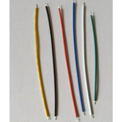 UL1007 24AWG 24# connection electronic cable wire length:8cm 15cm color:black/red/blue/white/yellow/green