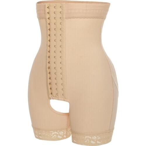 High Quality 3 Rows Hooks Tummy Compression Waist Trainer Butt Lifter Body Shapers Post Surgery Women Seamless Shaper Underwear