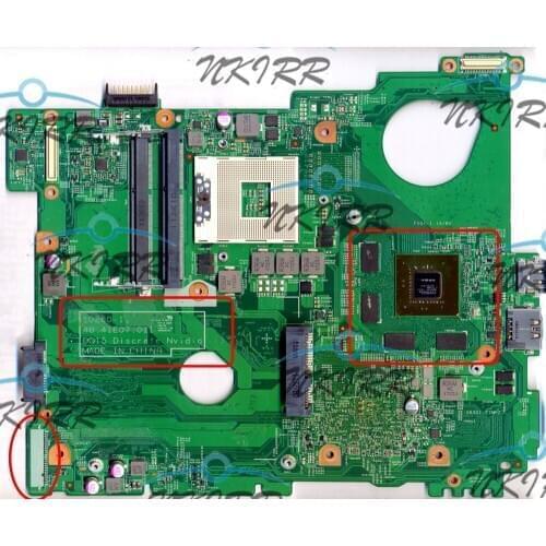 10260-1 DQ15 Discrete Nvidia 10260-2 WTPNR J2WW8 MWXPK 0J2WW GT525M 1G motherboard for Inspiron 15R N5110 support core I5 I7