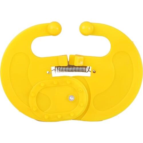 2PCS Yak Weaning Plastic Spring Type Yellow Color Calf Weaner Weaning Veterinary Equipment Ranch Dairy Pasture Farm Tools