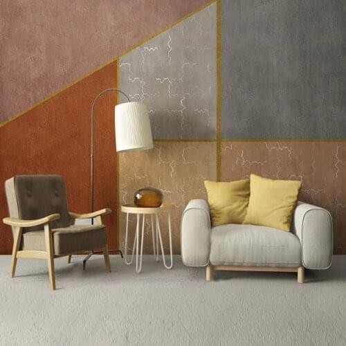 Custom Any Size 3D Large Mural Simple Modern Geometric Abstract Square Background Wallpaper Home Decor Photo Papel De Parede