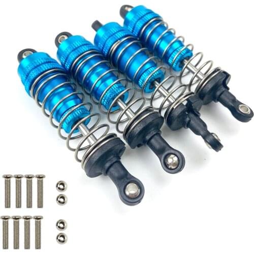 4Pcs Wltoys 144001 parts Metal Shock Absorber Damper Replacement Accessory Fit for WLtoys 144001 1/14 RC Drift Racing Car Parts