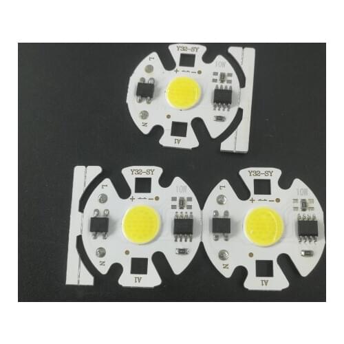 5Pcs Lampada Smart IC LED COB Chip 3W 5W 7W 9W 220V Y32 For DIY LED Light Bulb Downlight Spotlight Need not Lighting Transformer