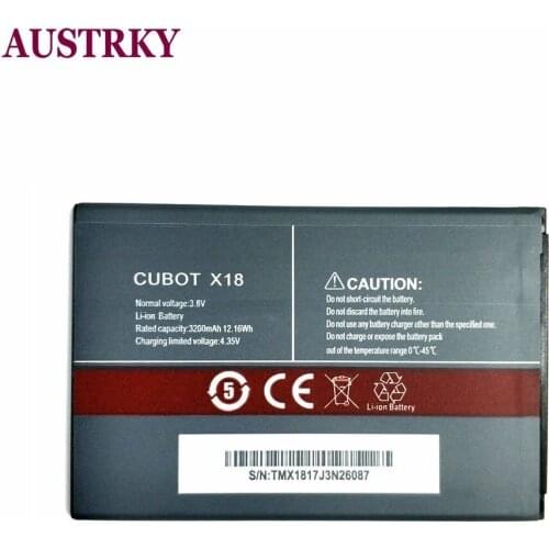 Аккумуляторы для телефонов CUBOT X18 AUSTRKY China At AliExpress