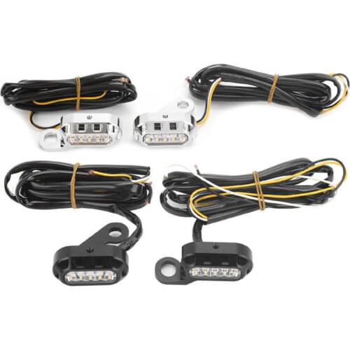 Car interior lighting car accessories Motorcycle LED Turn Signal Light Indicator Transparent Lens Fit for XL 48 72 1200