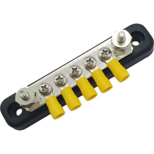 Boat 5 Gang Fuse Terminal Block Ground Junction Distribution Block