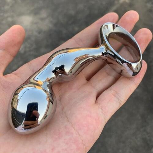 Big Anal Plug Strong Anal Prostata Massage Dildo Butt Plug Anal Plug Sex Vaginal Toy For Women Men Metal Golden Silver Stainless