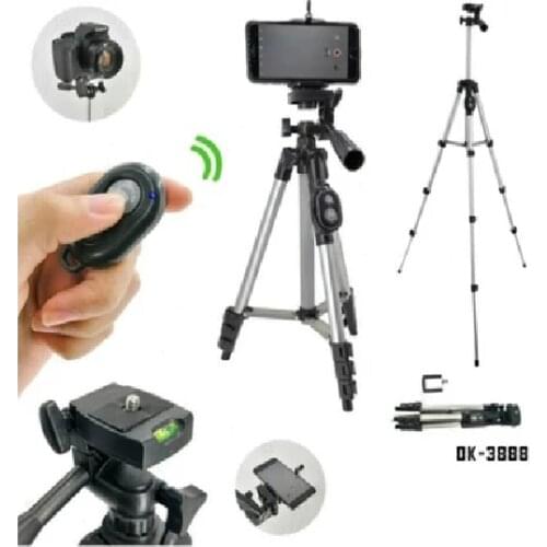 Phone Tripod Stand 41 inch Bluetooth Control Photography Gopro iPhone Samsung Xiaomi Huawei Phone Aluminum Travel Tripod Par
