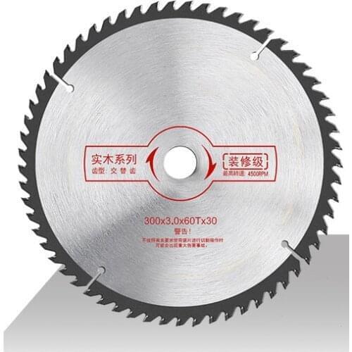 12" 300mm Circular Saw Blade Wood/Aluminum Cutting Tool Cemented Carbide 40 60 80 100 120 Teeth