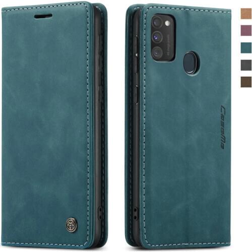 For Samsung M21 Flip Case Samsung M 21 S Luxury Leather Cover 360 Protect for Samsung Galaxy M21s Case SM-M215 Wallet Case Coque