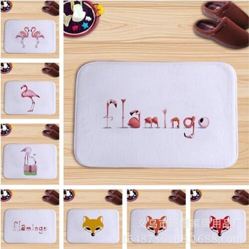 European and American Flamingo creative new fashion fashionable tea table living room carpet mattress bedside sofa carpet