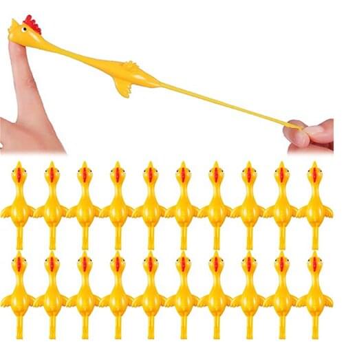 Catapult Turkey Slingshot TPR Soft Rubber Slingshot Toy Vent Tricky Chicken Sling Shot Funny Child Boy Girl Toy Game Gift