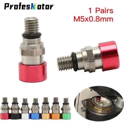 M5x0.8mm Fork Air Bleeder Relief Valve For Honda CR 80 85 125 250 500 CRF 250R 250X 450R 450X 250RX For Kawasaki Yamaha Suzuki