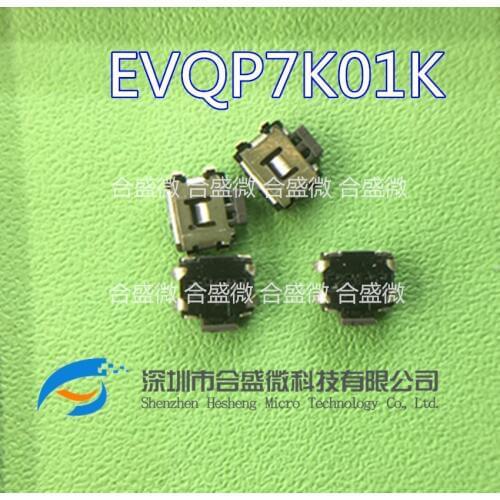 30PCS EVQP7K01K patch side button tact switch 4 feet small turtle side button switch bag foot