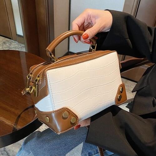 Small PU Leather Shoulder Bag 2021 New Fashion Single Shoulder Messenger Bag Portable Pillow Bag Crossbody Bag