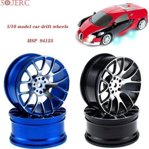 1:10 RC model car aluminum alloy wheel racing flat running motorhome drift car metal wheel 94123/94122 Sakura D3/D4 tire TT01