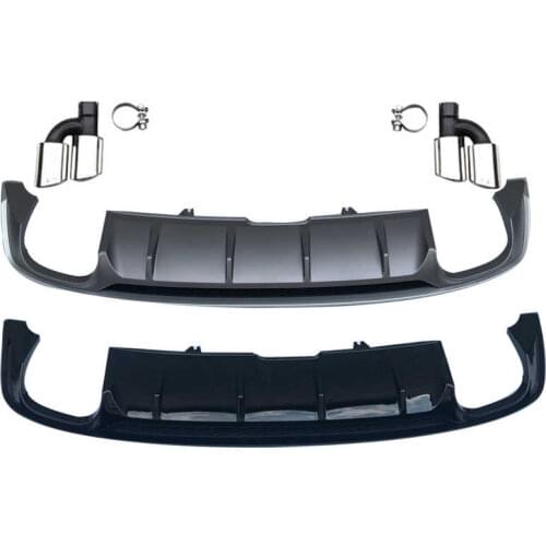 Suitable for Audi S5 Tail Throat 17-20 New A5 Modified Four Out Rear Lip