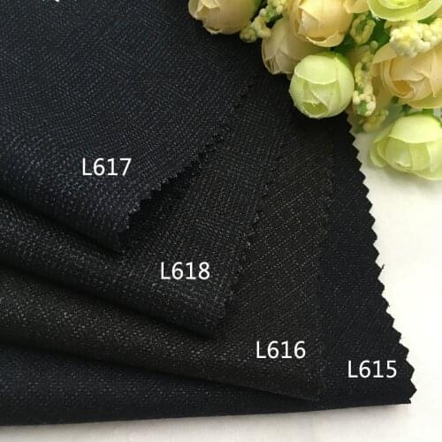 Autumn and winter thick worsted suit fabric of high-grade fabric skirt suit vest pants DIY
