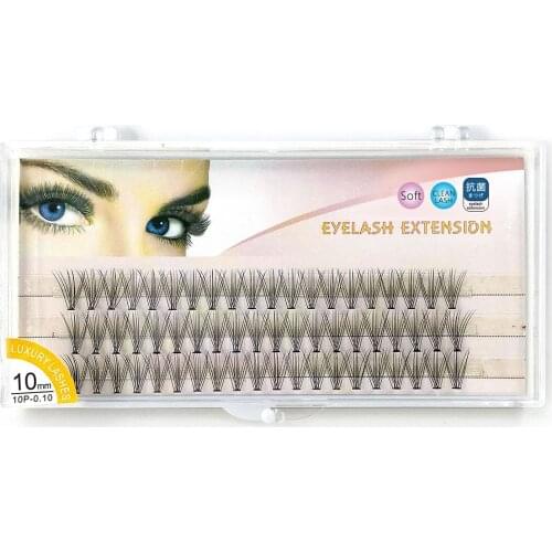 New 60 Eyelashes Extension Natural Artificial mink Eyelashes Personal 10/20/30D Cluster Eyelashes Eye makeup Tool
