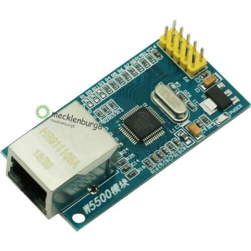 Replace W5100 Ethernet Shield LAN Network Module W5500 Support TCP/IP 51/ STM32 Microcontroller With 32k Bytes SPI 3.3V/5V