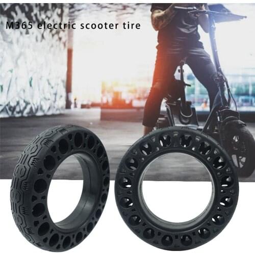 10x2 Inch Electric Scooter Solid Tire Replacement Wheels Solid Never Flat Tires For M365 Or Similar E-Scooter Models