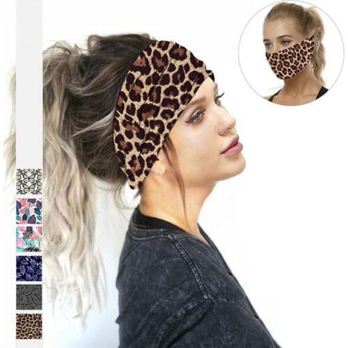 Sports Elastic Headbands Yoga Fitness Women Stretch Head Wrap Head Band Printing Girls Running Hair Accessories Bandana Headwear