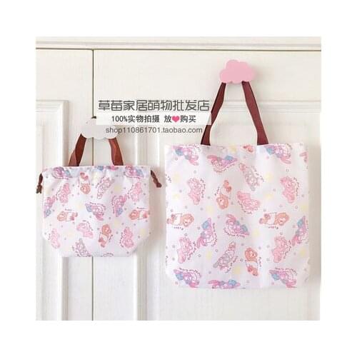 Disney Duffy Sleep Anime Figures Cartoon Product Cosplay Accessories Storage Shopping Bag Unisex Gifts