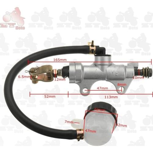 Brake Hydraulic Pump Motorcycle Universal Rear Foot Master Cylinder Pump For Suzuki Kawasaki Honda Yamaha