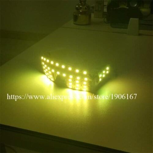 Colorful Led Luminous Party Glasses Led Flashing Halloween Party Glasses DJ Club Dancer Singer Stage Christmas Eyewear