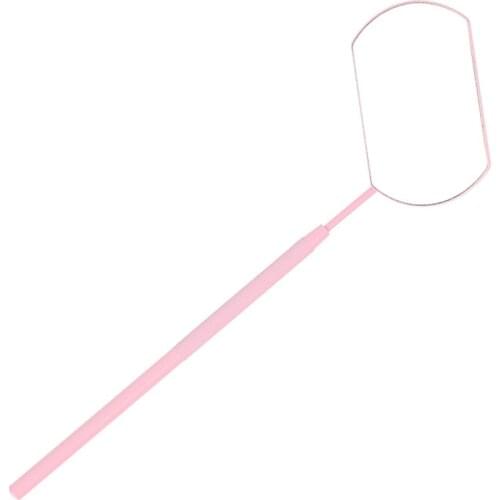 Stainless Steel Spray Paint Eyelash Check Mirror Multifunction Supplies Beauty Eyelash Extension Portable Makeup Tool Dropship