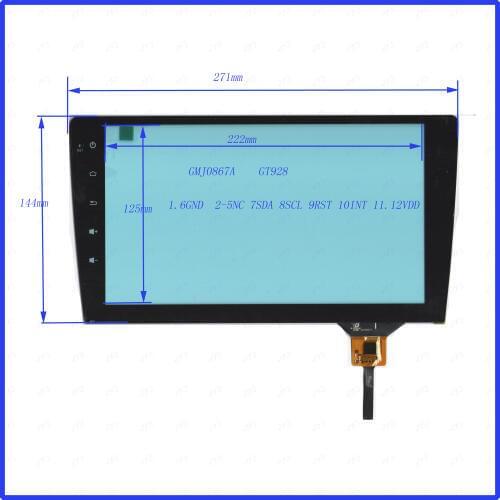 ZhiYuSun Freeshipping GMJ0867A 271*144mm Capacitive screen GT928