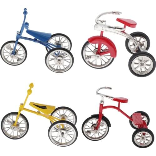 1/10 Alloy Simulated Tricycle Mini Model Decoration Birthday Gifts