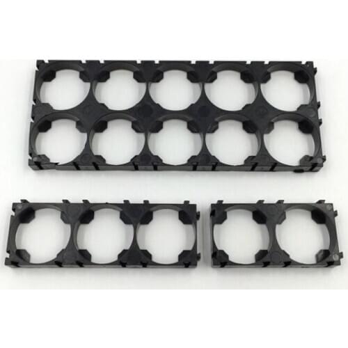 100pcs/lot 2x 3x 32650 Battery Holder Bracket Cell Safety Anti Vibration Plastic Brackets For 1*2 1*3 26650 Lithium Batteries