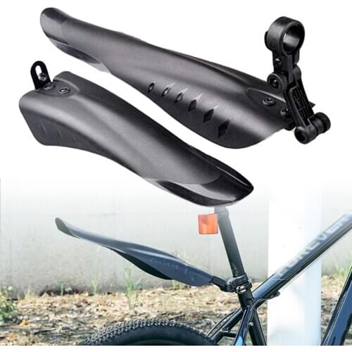 2pcs Bicycle Mudguard MTB Bike Fenders Tire Wheel Fenders Carbon Fiber Mudguard MTB Mountain Bike Road Light Cycling Accessories