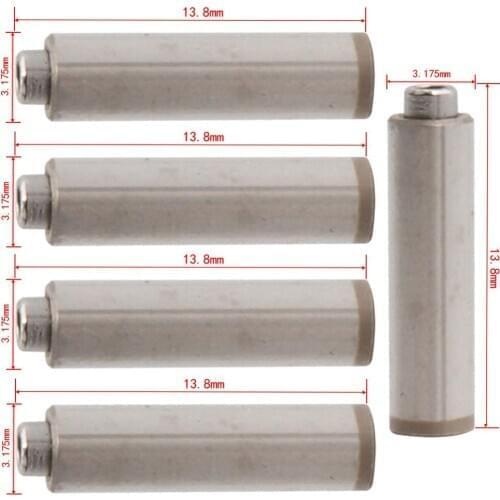 5pcs Spindle/Axis for Dental High Speed Handpiece Air Turbine 13.8mm*3.175mm Rotor Cartridge