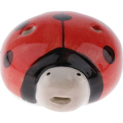 6 Hole Soprano C Ceramic Ocarina Flute For Music Lovers And Beginners