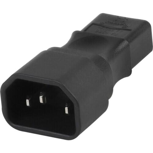 IEC320 C14 Male To IEC 320 C9 Female Power Converter AC Adapter