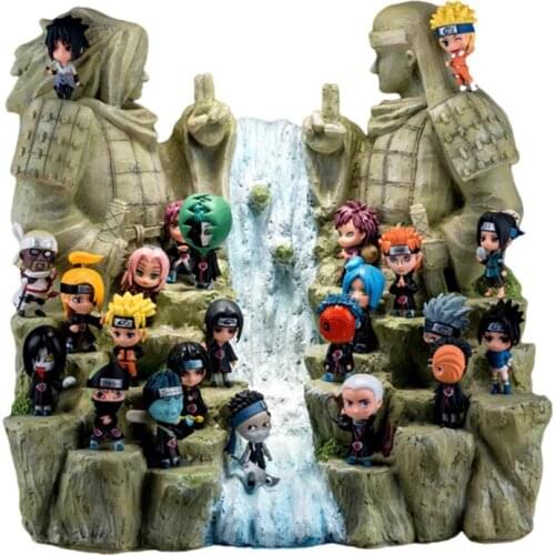 Naruto Shippuden Anime Model Final Valley GK Resin Action Figure 36cm Konan Collectible Toys Scene Statue Ornaments Gift Figma