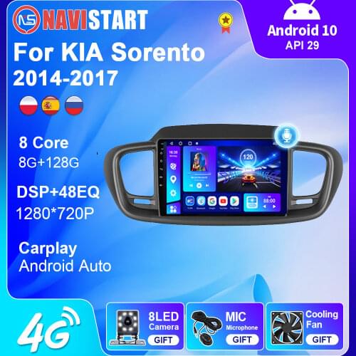 OKNAVI 10.1'' Car Radio Multimedia Video Player GPS For KIA Sorento 2014 2015 2016 2017 Stereo WIFI Camera BT Navigation No DVD